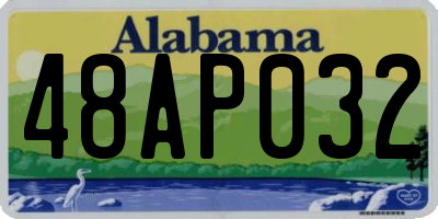 AL license plate 48AP032