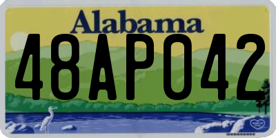 AL license plate 48AP042
