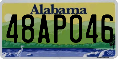 AL license plate 48AP046