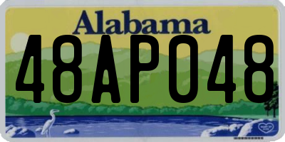 AL license plate 48AP048