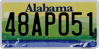AL license plate 48AP051