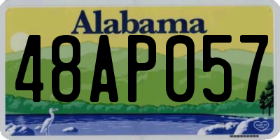 AL license plate 48AP057