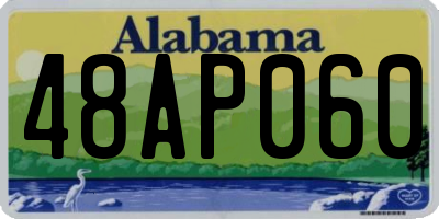 AL license plate 48AP060