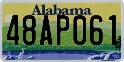 AL license plate 48AP061