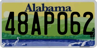 AL license plate 48AP062