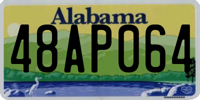 AL license plate 48AP064