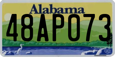 AL license plate 48AP073