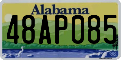 AL license plate 48AP085