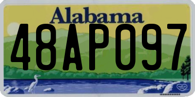 AL license plate 48AP097