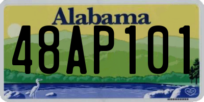 AL license plate 48AP101