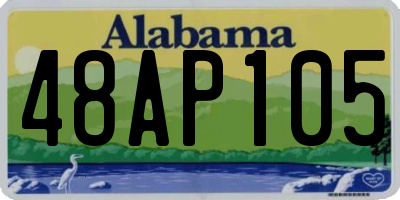 AL license plate 48AP105