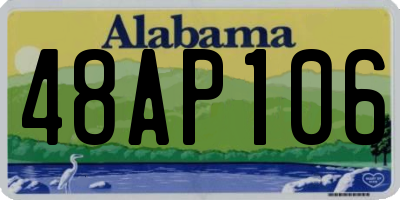 AL license plate 48AP106