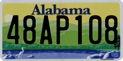 AL license plate 48AP108