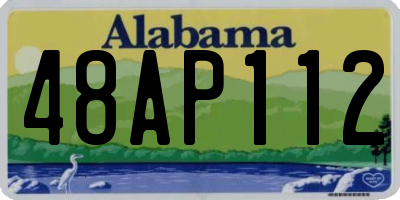 AL license plate 48AP112