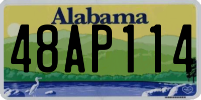 AL license plate 48AP114