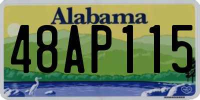 AL license plate 48AP115