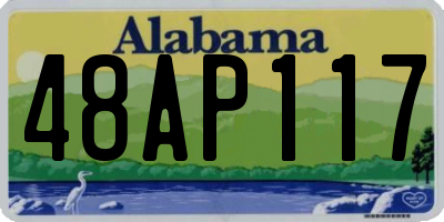 AL license plate 48AP117
