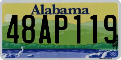 AL license plate 48AP119