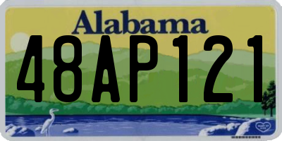 AL license plate 48AP121