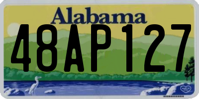 AL license plate 48AP127