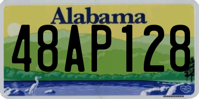 AL license plate 48AP128