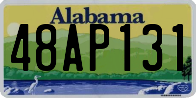 AL license plate 48AP131