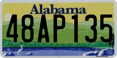AL license plate 48AP135