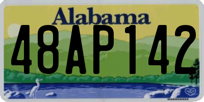 AL license plate 48AP142