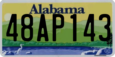 AL license plate 48AP143