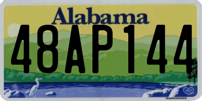 AL license plate 48AP144