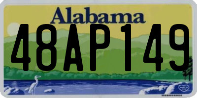 AL license plate 48AP149