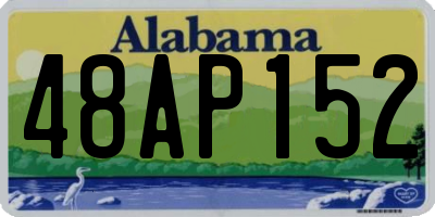 AL license plate 48AP152