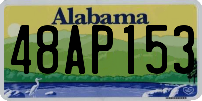 AL license plate 48AP153