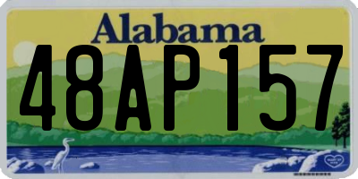 AL license plate 48AP157