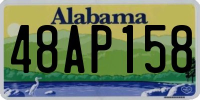 AL license plate 48AP158