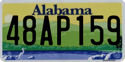 AL license plate 48AP159