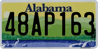 AL license plate 48AP163