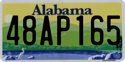 AL license plate 48AP165