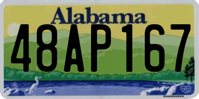 AL license plate 48AP167