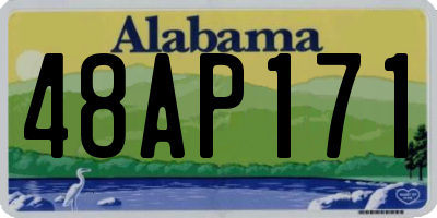 AL license plate 48AP171