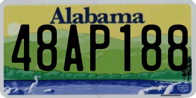 AL license plate 48AP188
