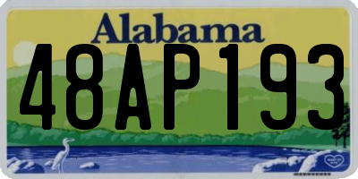 AL license plate 48AP193