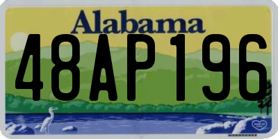 AL license plate 48AP196