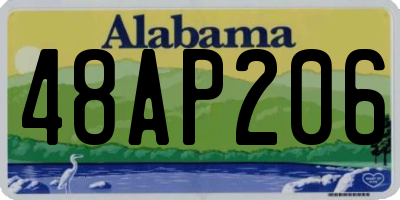 AL license plate 48AP206