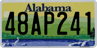 AL license plate 48AP241