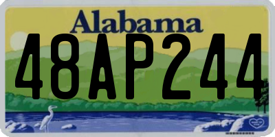 AL license plate 48AP244