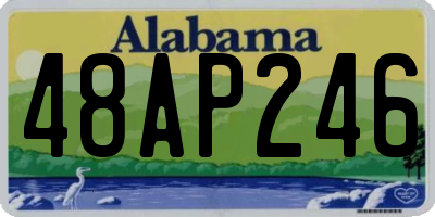 AL license plate 48AP246