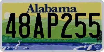 AL license plate 48AP255