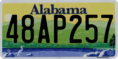 AL license plate 48AP257