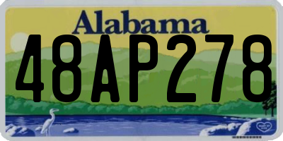 AL license plate 48AP278